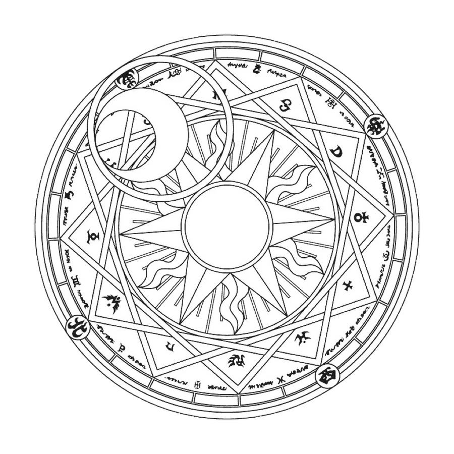 Clow Reed's Magic Circle by Joshuat1306 on DeviantArt