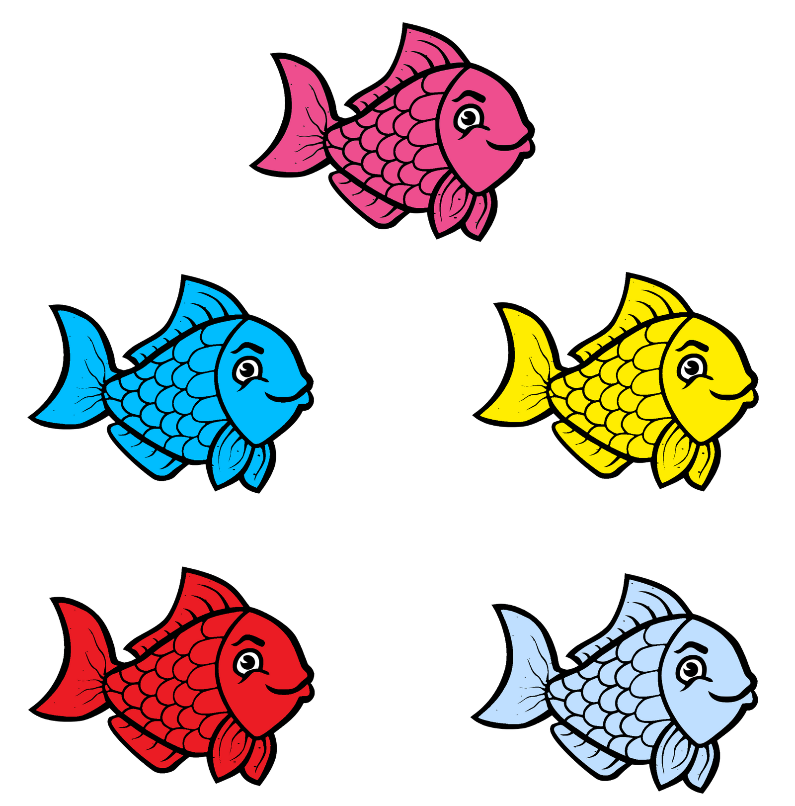 Five Fishies Five Fish Brothers of the Sea by Joshuat1306 on DeviantArt