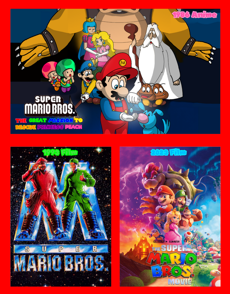 Super Mario Bros. Movie Evolution by Joshuat1306 on DeviantArt