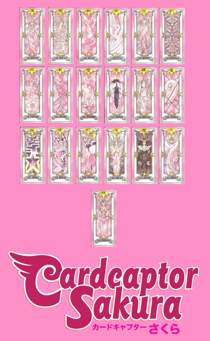 Cardcaptor Sakura Manga: All 19 Sakura Cards by Joshuat1306 on DeviantArt