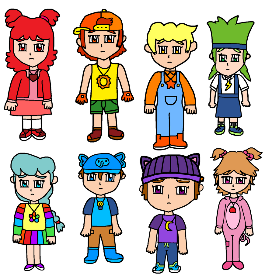 Smiling Critters Human forms by Joshuat1306 on DeviantArt