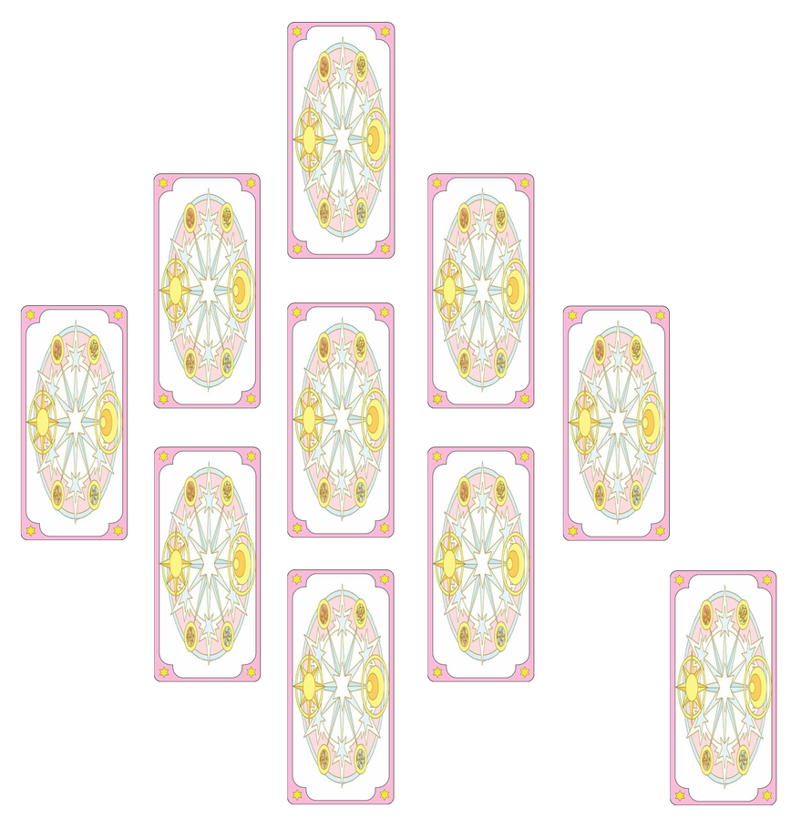 Clear Cards Clow Reed Spread (Step 3) by Joshuat1306 on DeviantArt