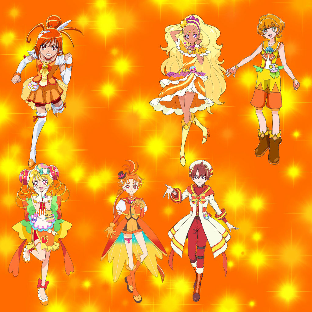 All Orange Pretty Cures by Joshuat1306 on DeviantArt