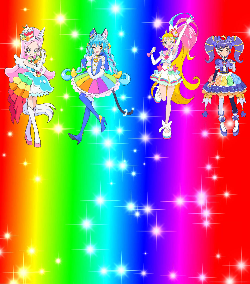 Pretty Ranibow All Rainbow Pretty Cures by Joshuat1306 on DeviantArt