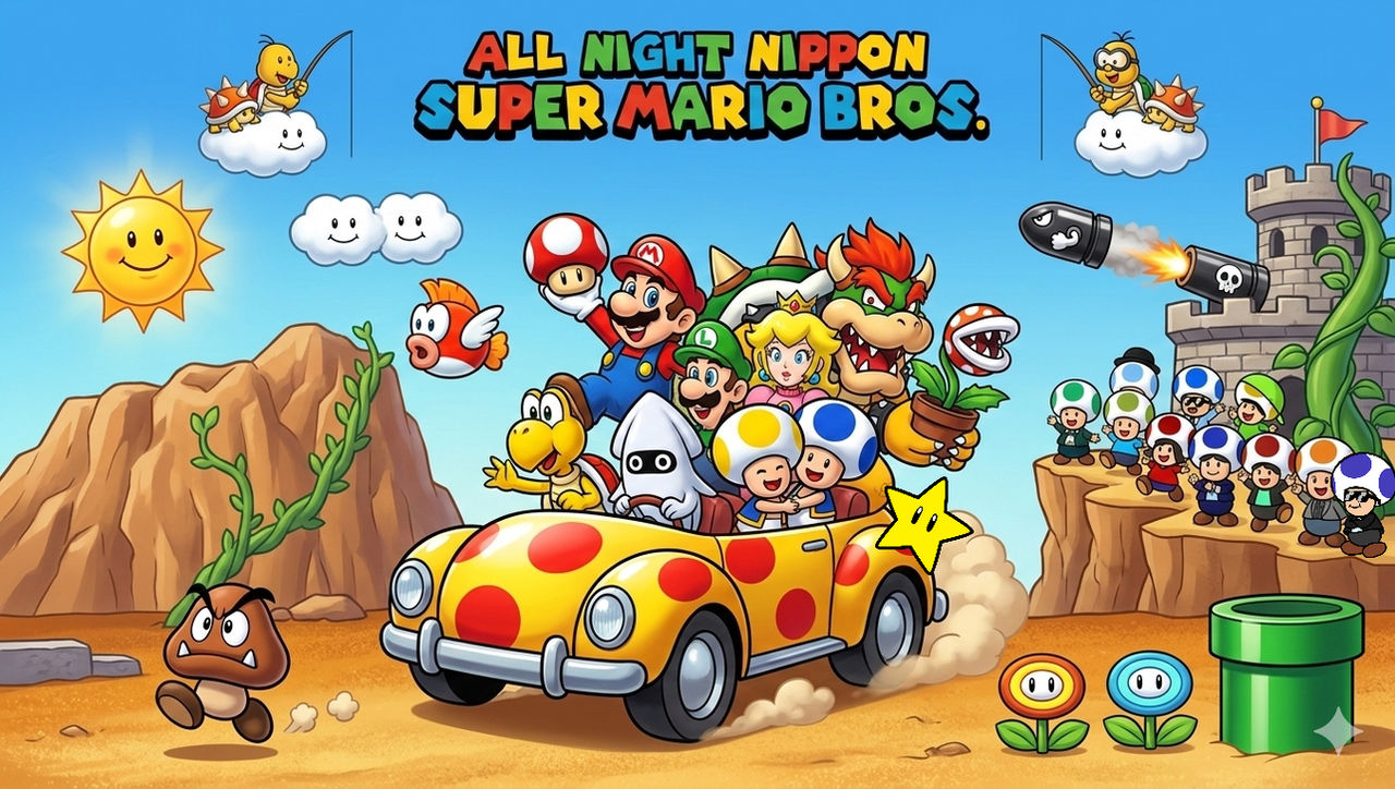 All Night Nippon SMB Artwork in Modern Style by Joshuat1306 on DeviantArt