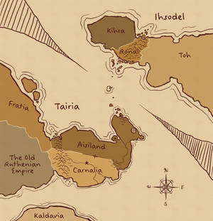 Tairian-Ihsodelic Political Map