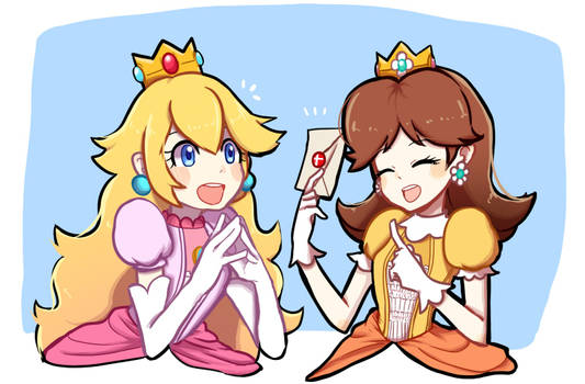 Peach And Daisy