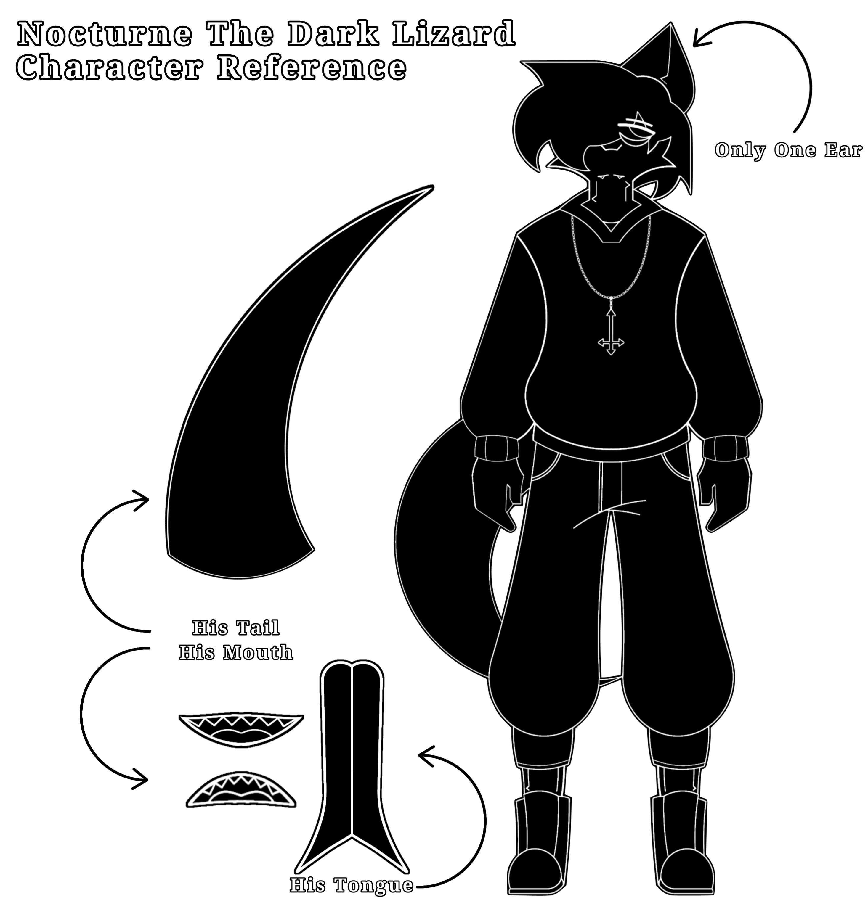 Lizard Body Ref Nocturne The Lizard Full Body Reference by SelinaSillyPlace on DeviantArt