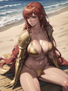 Malenia, at the beach of Miquella