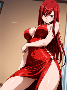 Erza in red 1