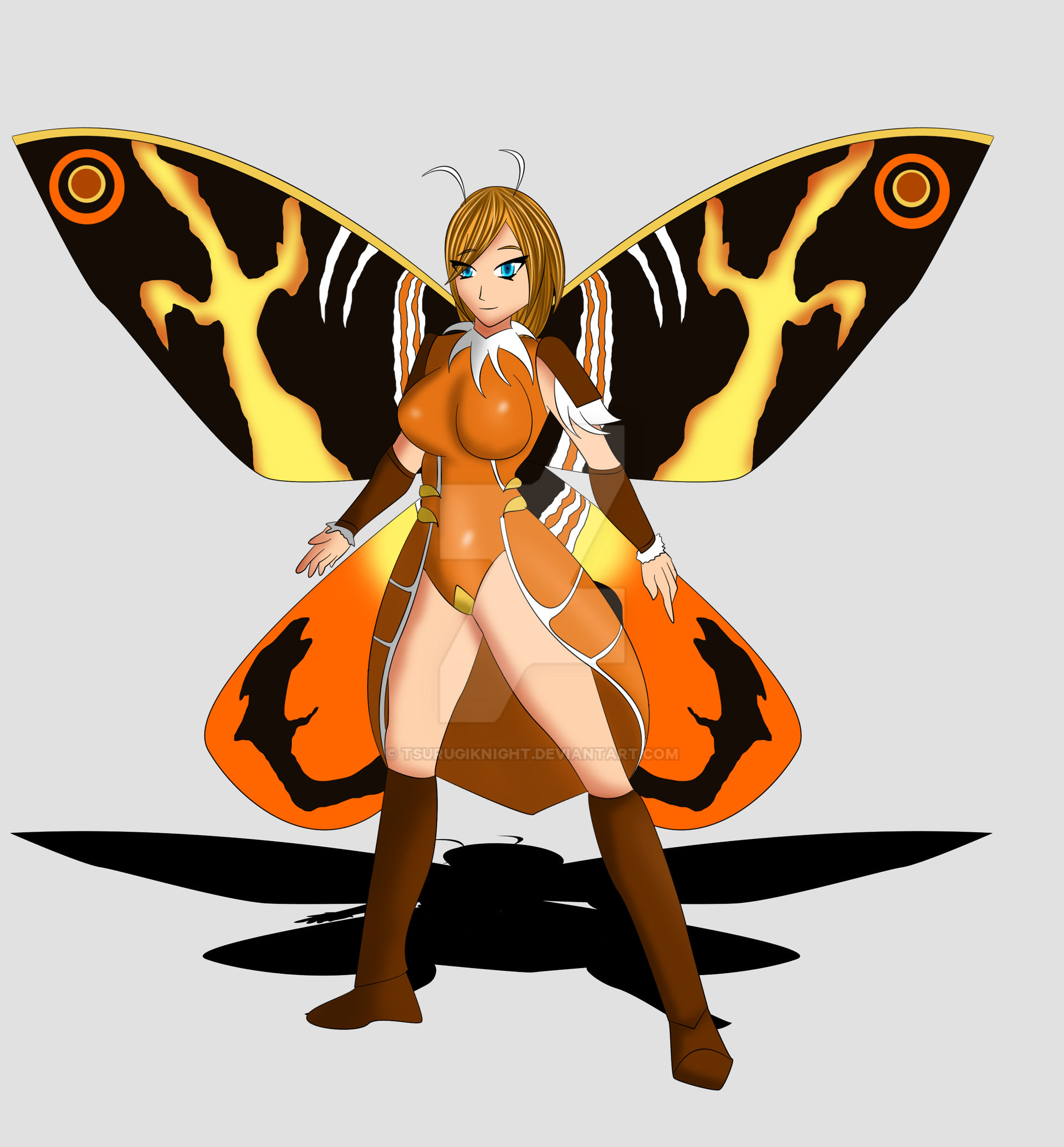 Mothra Imago Kaiju Girl full body design