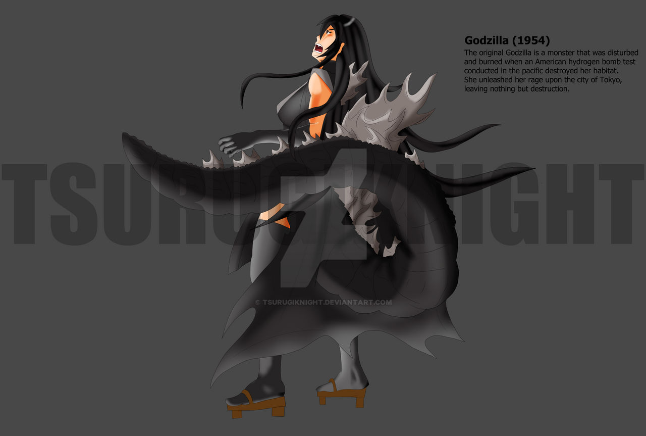 Godzilla 1954 Kaiju Girl Update Design By TSURUGIKNIGHT On DeviantArt godzilla-1954-kaiju-girl-update-design-by-tsurugiknight-on-deviantart
