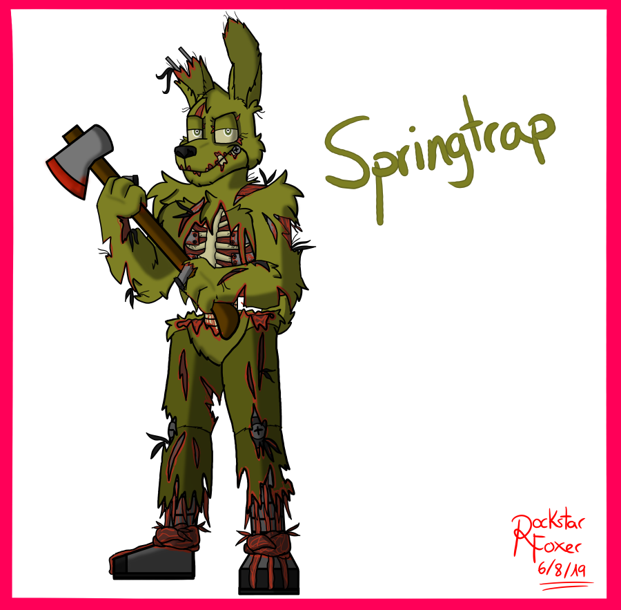 Spring Trap X Roxanne Springtrap by RockstarFoxer on DeviantArt