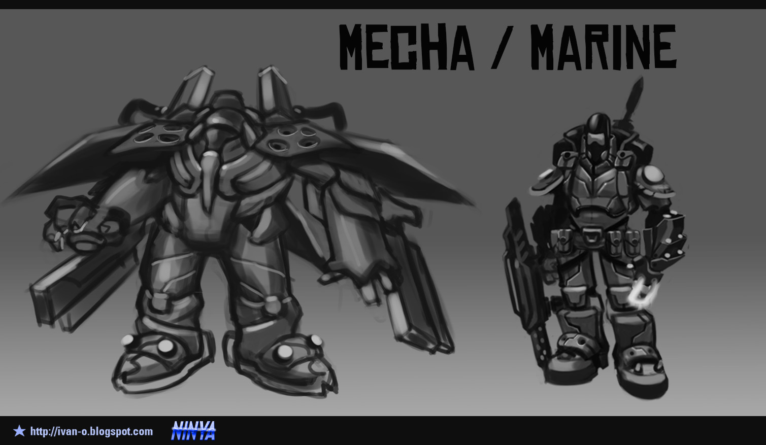 Concepts Mooncraft 2 Mecha Marine 3