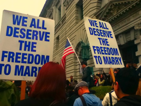 We all Deserve the Freedom to Marry: SF Rally