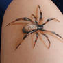 Spider body art
