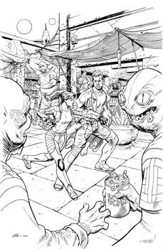 Starlord 7 cover inks