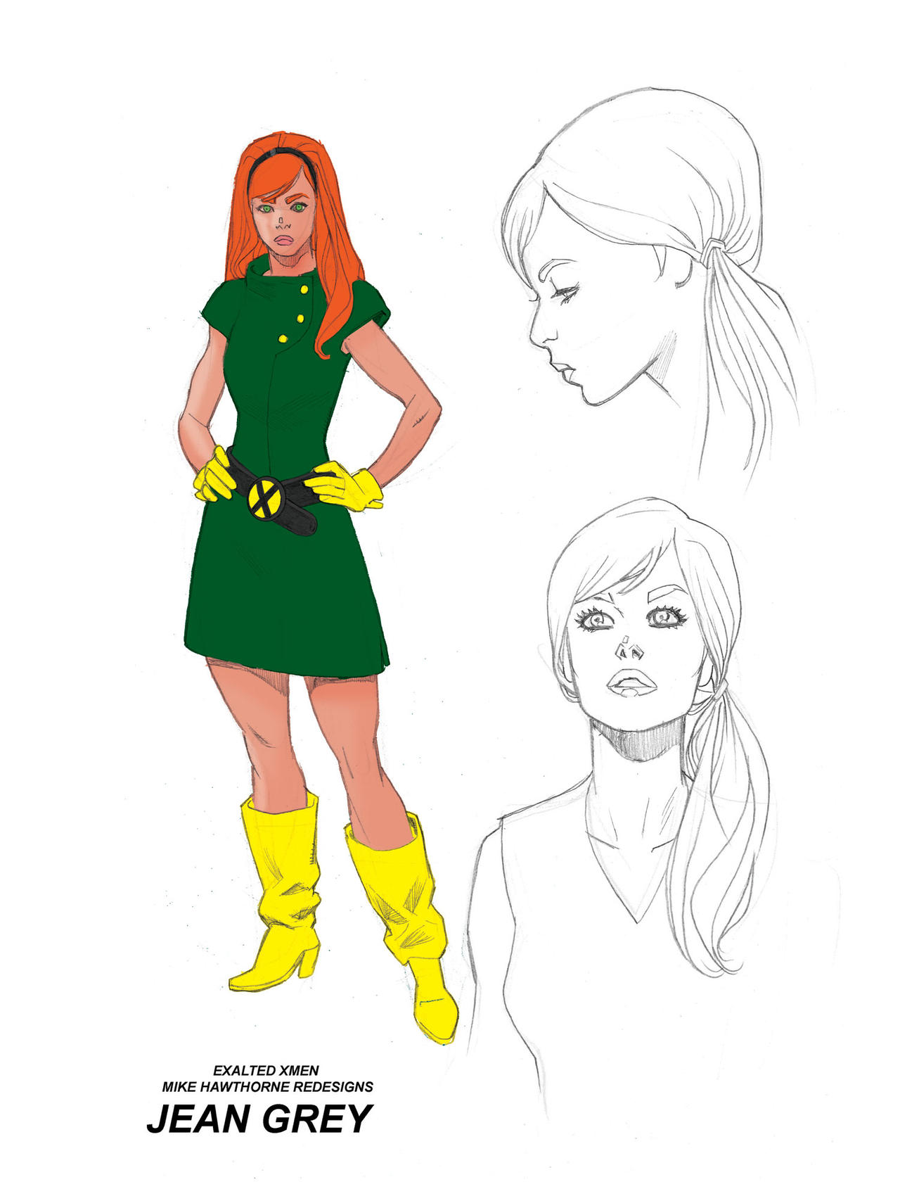 Jean Grey Color Jean Grey design by MisterHardtimes on DeviantArt