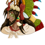 Quetzalcoatl Pixel Bust