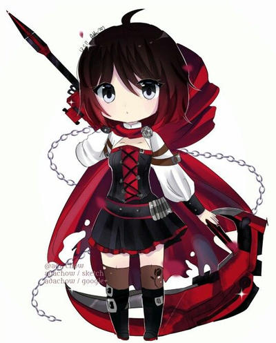 Chibi Ruby by Cookie0Wulf on DeviantArt