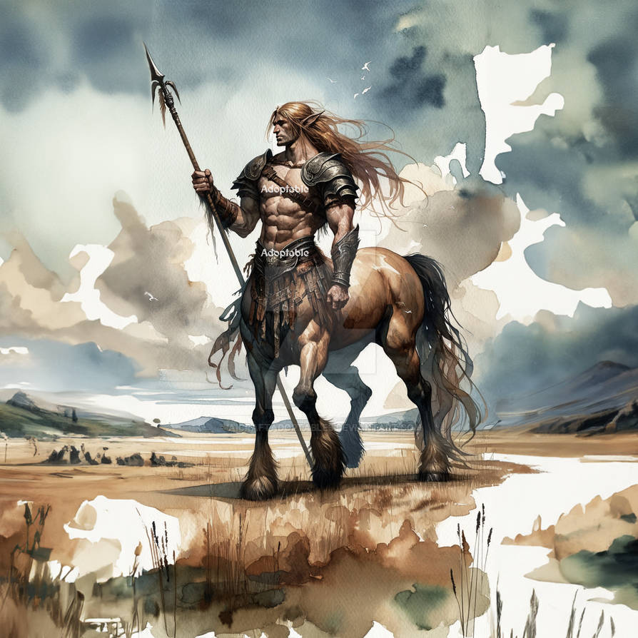 Viking Centaur Adoptable Centaur Character With Spear Art 8$ by AICraftAdoptables on ...