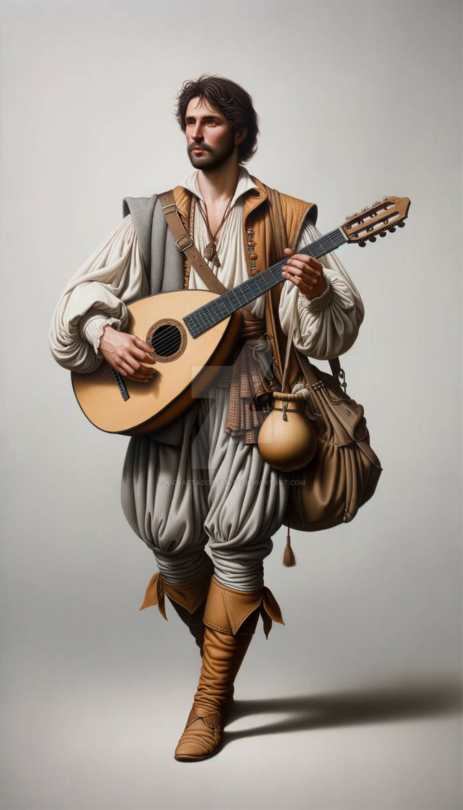 Realistic Human Bard Character 3$ by AICraftAdoptables on DeviantArt