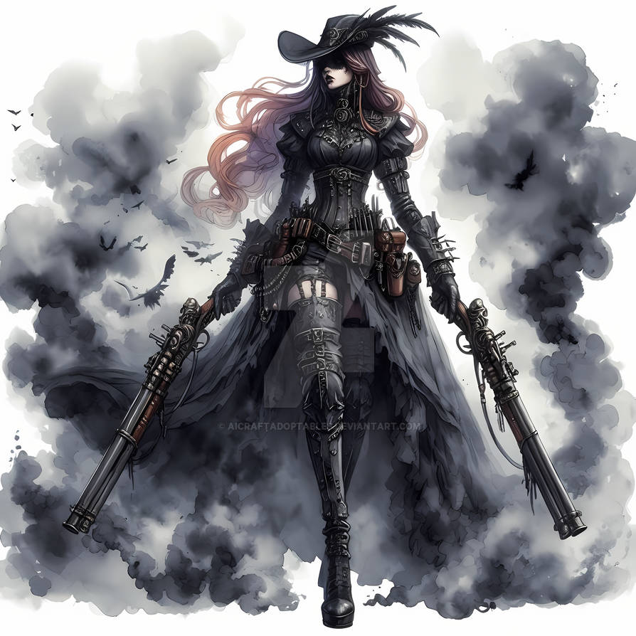 Female Gunner Adoptable Character Art 8$ by AICraftAdoptables on DeviantArt