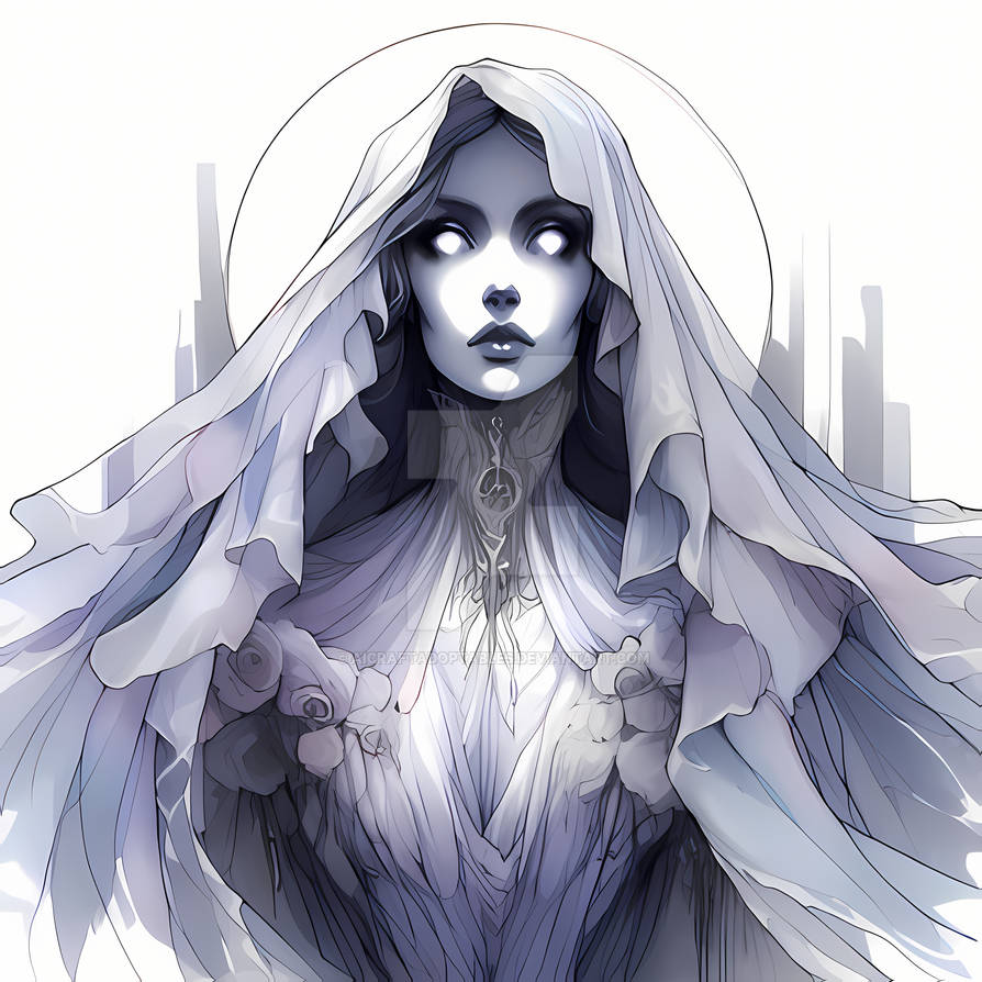 Bashee Ghost Ghost Banshee Adoptable Undead Art 5$ by AICraftAdoptables on DeviantArt