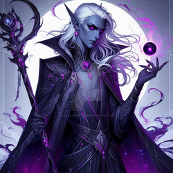 Drow Necromancer Character Adoptable Art 7$