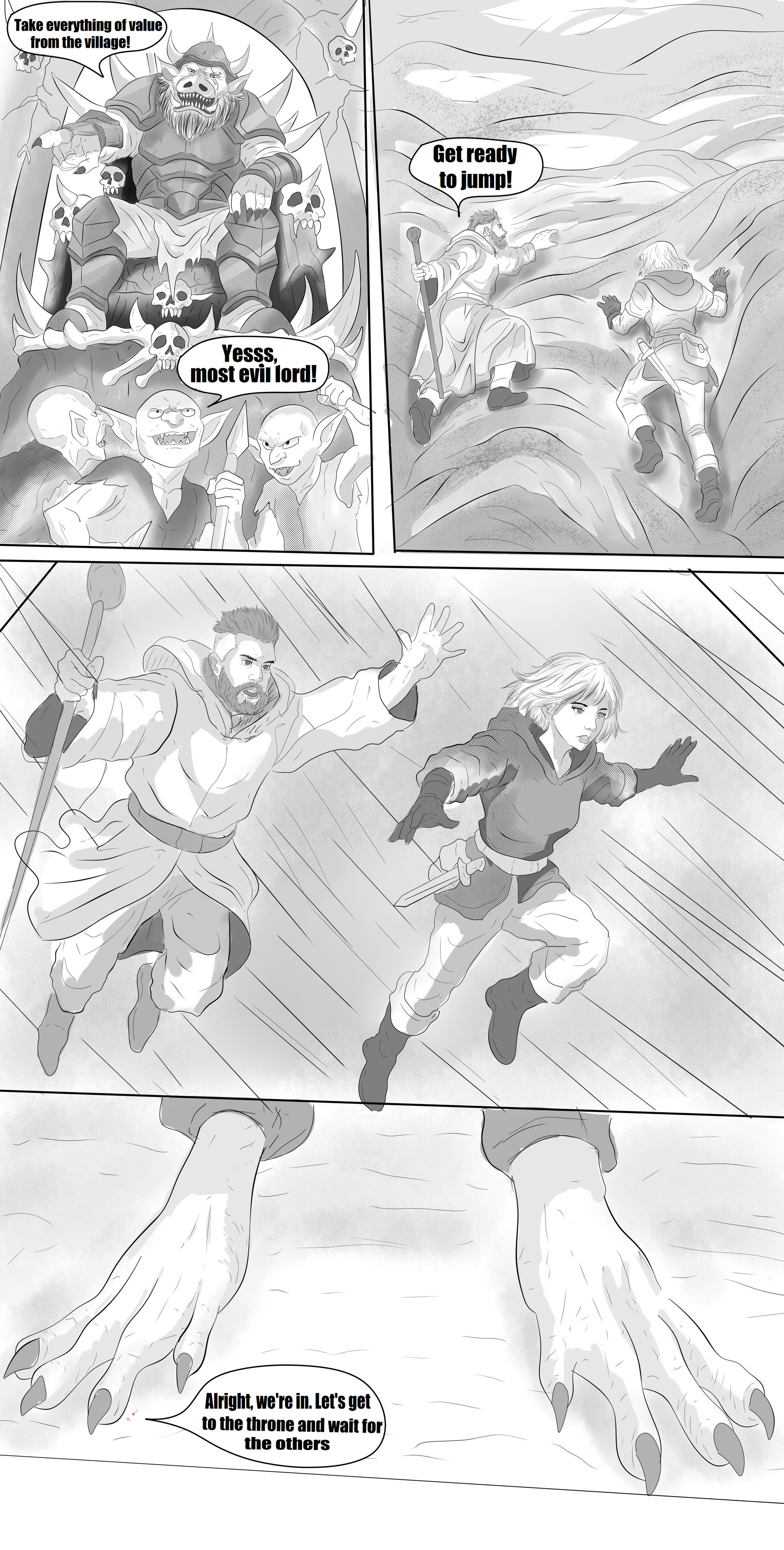 Macromaster Deviantart Commission comic, colossal macro boss by xjonnt on DeviantArt