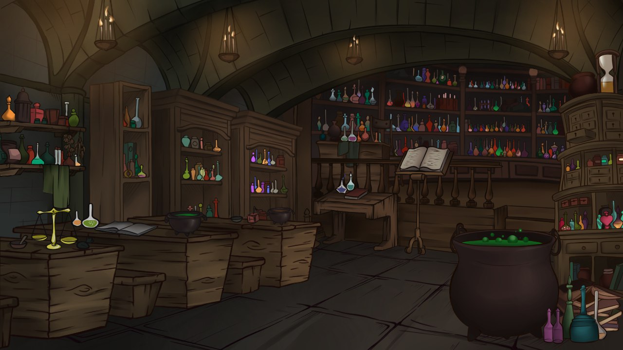 Potions Library Program Potions Classroom by BlueFoxStudio on DeviantArt