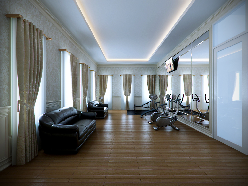 Fitness room, ind