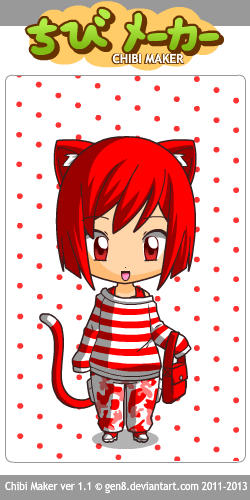 ChibiMaker Red Cat Girl: Mandy by Letomihanu on DeviantArt