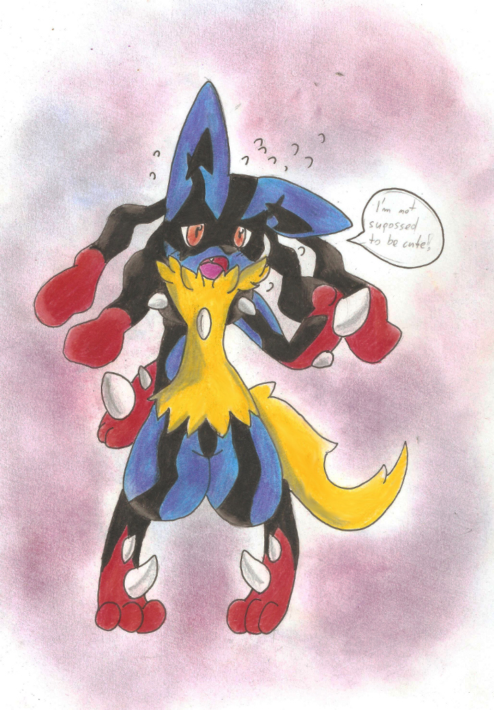 Mega cute Lucario