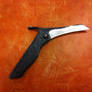 Blacksmith's Folding Knife (half open)