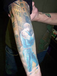 Resident Evil Leon Tattoo 1