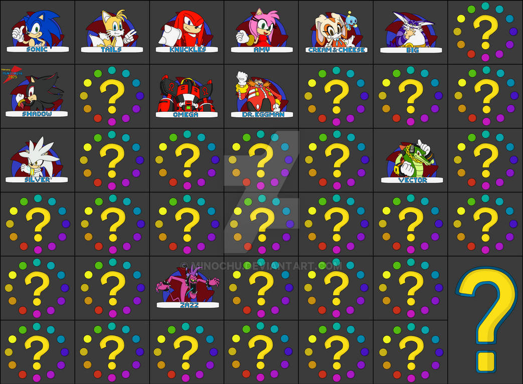 Sonic Fan Roster Roster of Characters (Sonic Racing) Part 1 by Minochu on DeviantArt