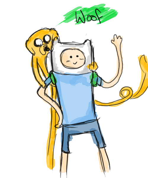 Finn The Human and Jake The Dog