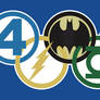 Superhero Olympic Rings