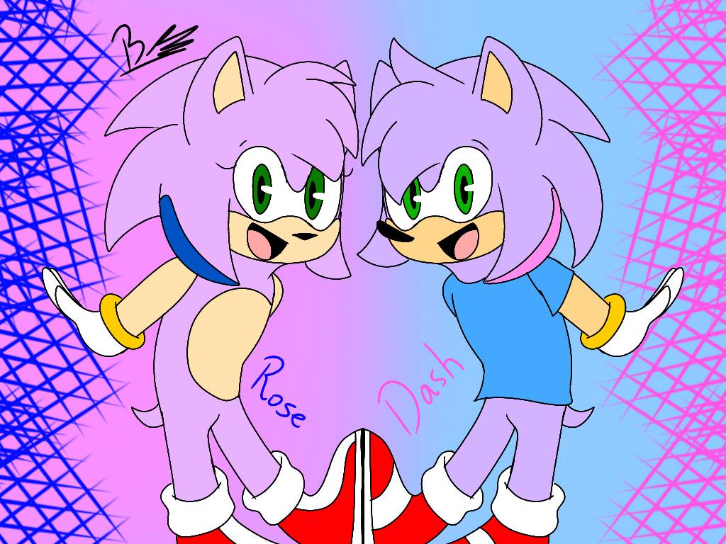 The Next Generation — I wanted to draw my sonamy fanchilds with