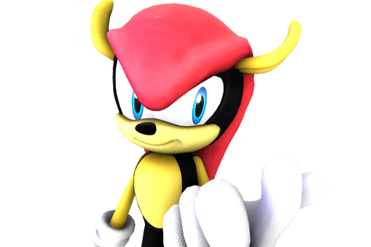 A Captivating Render of Mighty The Armadillo