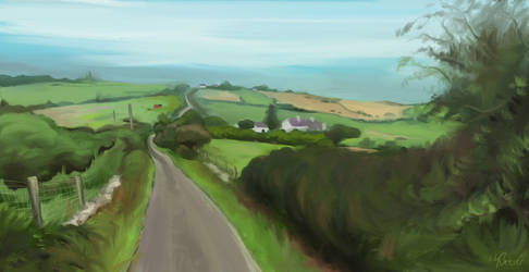 Landscape study -  rural England