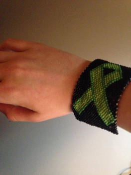 Lyme Awareness cuff