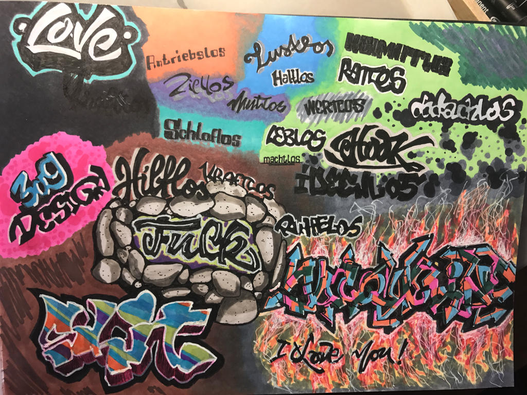 Lettering full page by Dave9o2 on DeviantArt