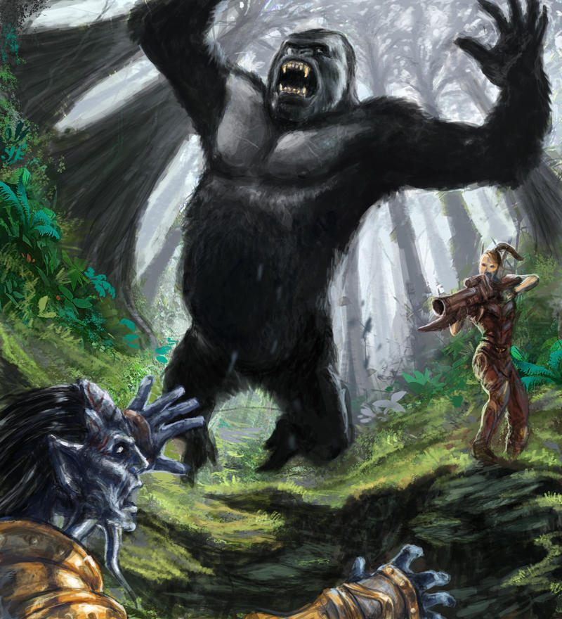 Silverback Fury by isdira on DeviantArt