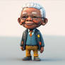 Nelson Mandela Cute Character