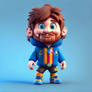 Lionel Messi Cute Character