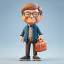 Bill Gates Cute Character
