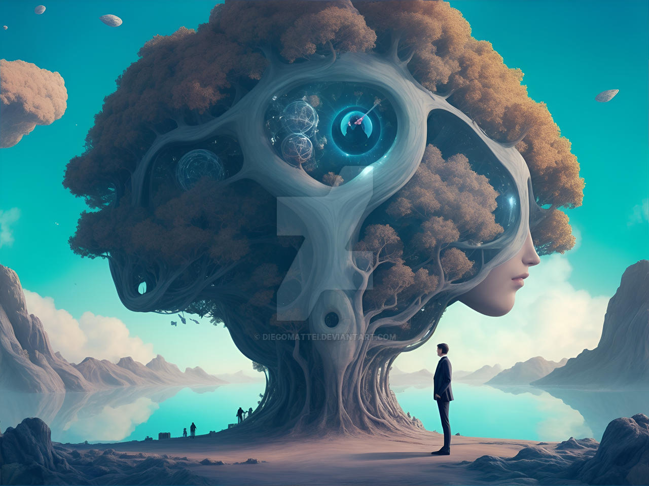 Surreal illustration Human Feels by diegomattei on DeviantArt