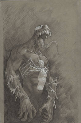 venom smile sketch